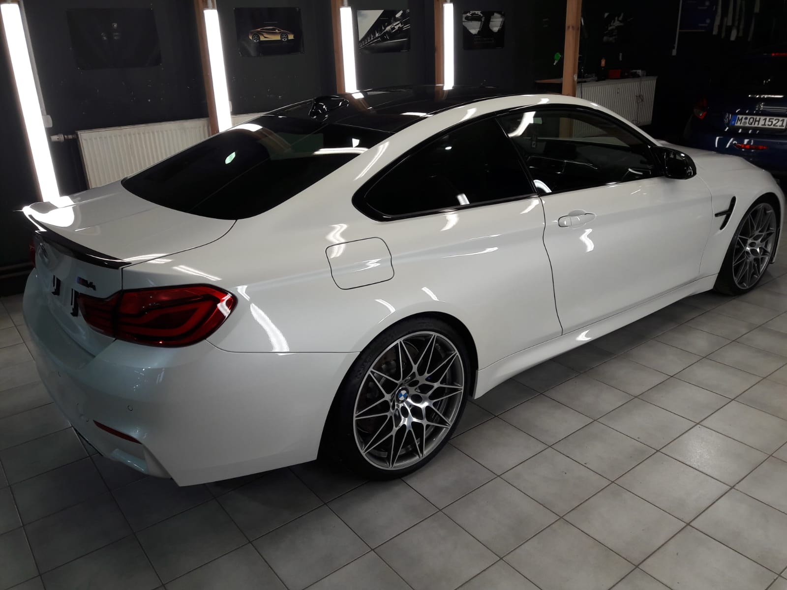 BMW M4, Detailaufnahme nach der Politur