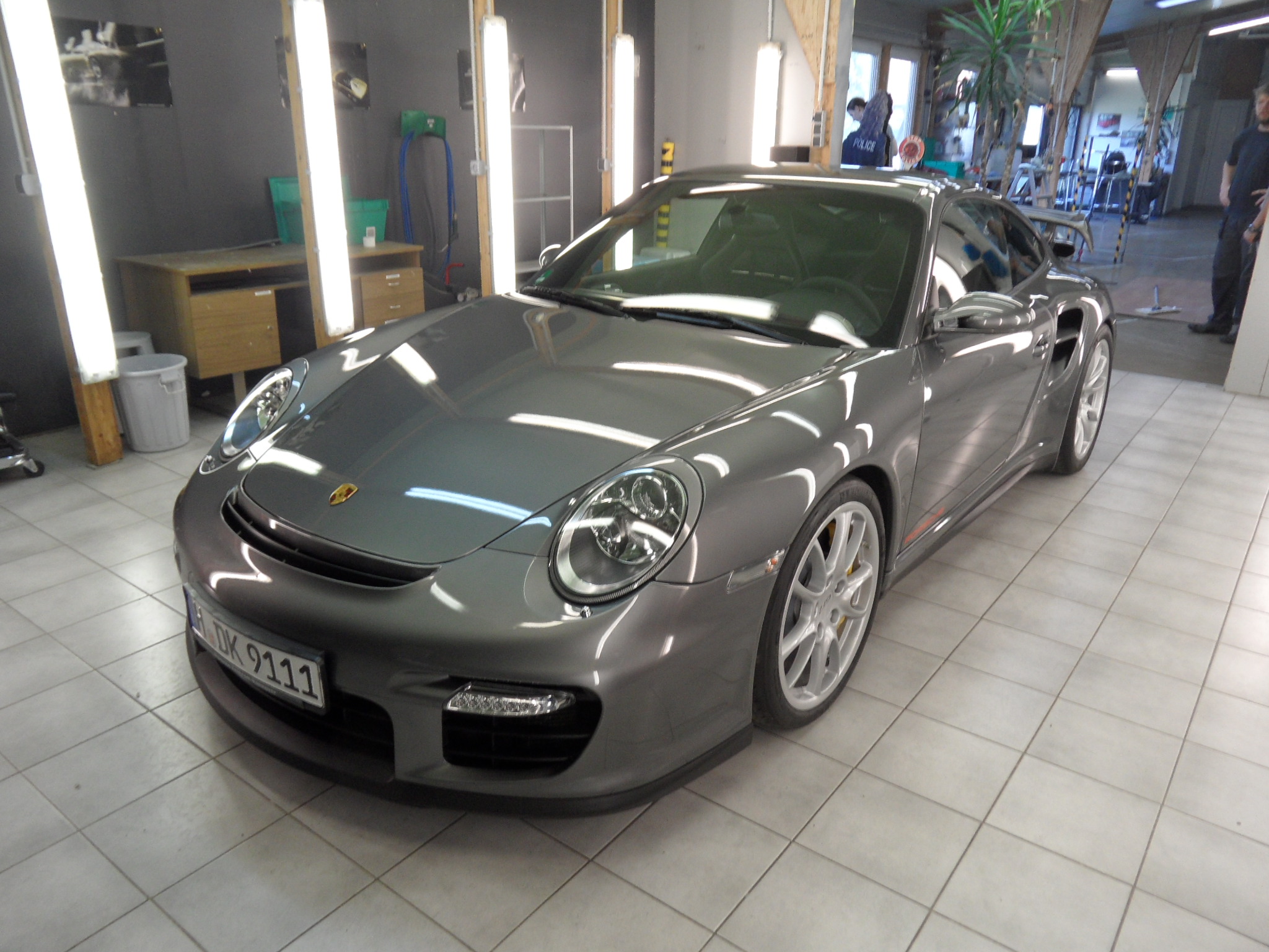 Porsche GT2 nach der Fahrzeugaufbereitung