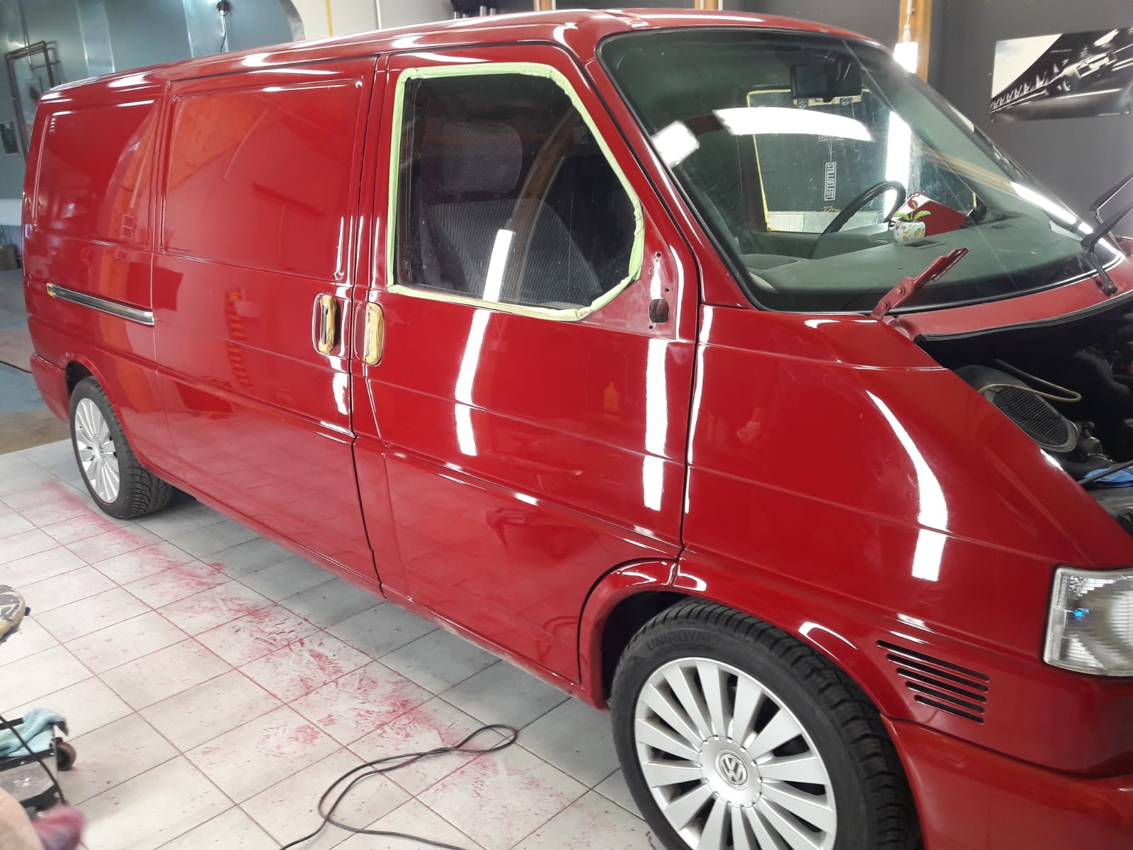 VW T4 nach der Außenaufbereitung